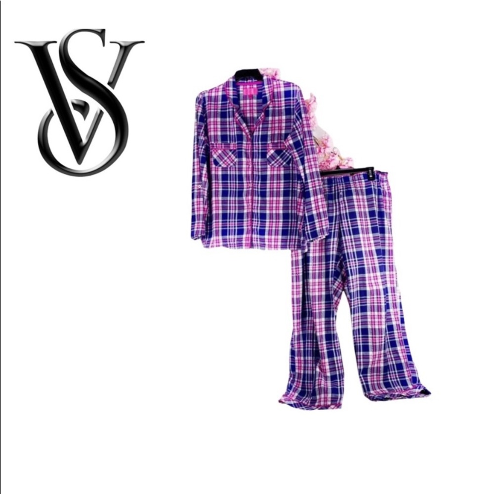 2PC Victoria secret pink Size Medium pajamas/Soft /Euc